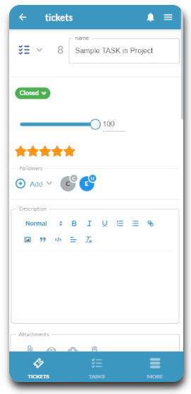 mobile ticket system